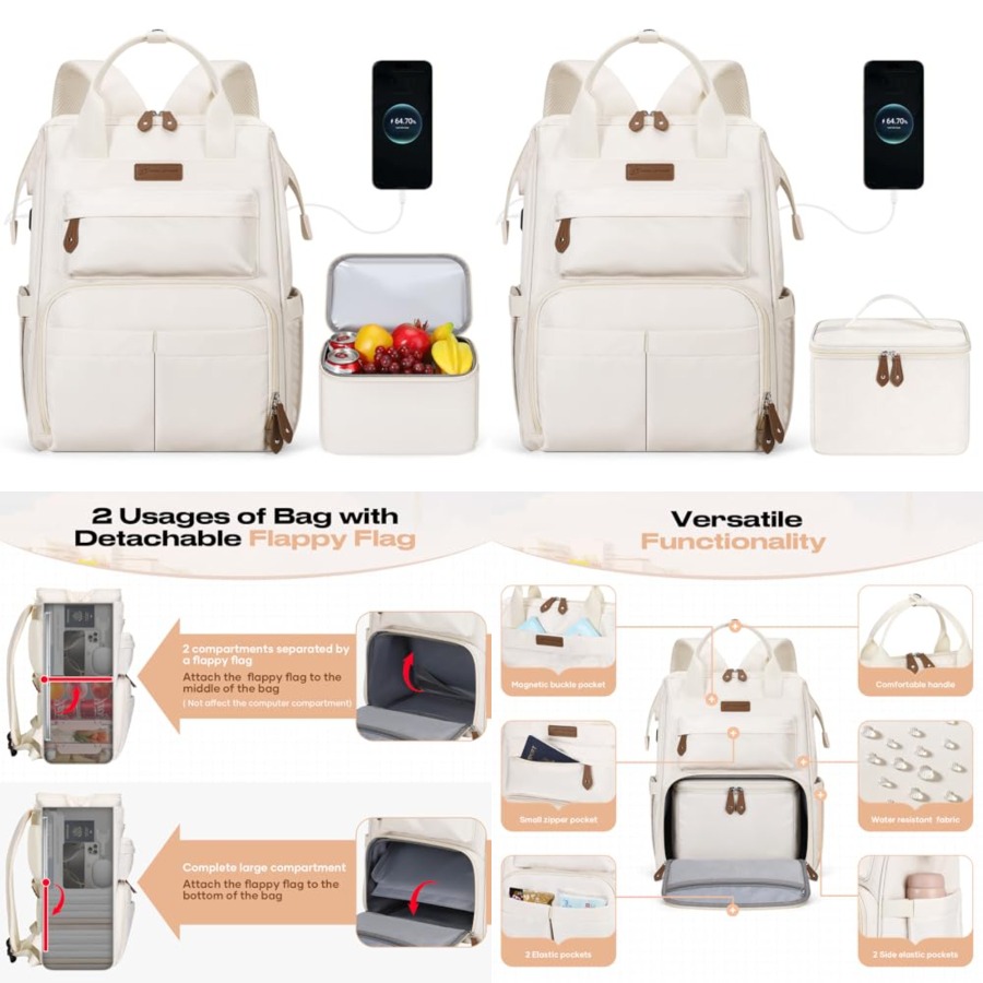 Travel Backpack for Women Men, - مراجعة Laptop Backpack 15.6 وسعره