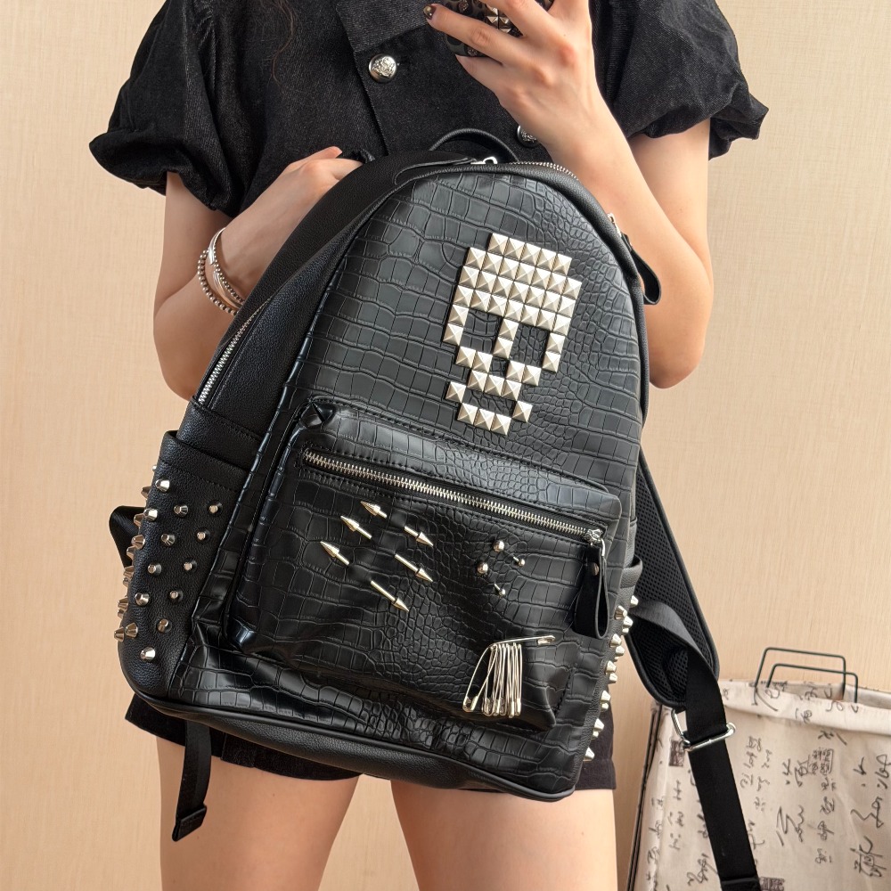 Original Black Crocodile Patte - مراجعة Fashion Backpack Women وسعره