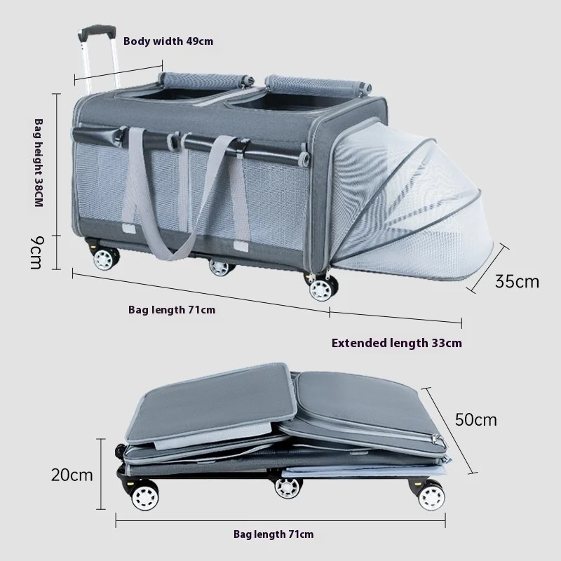 Super Large Capacity Pet Trans - مراجعة Foldable Backpack Small وسعره