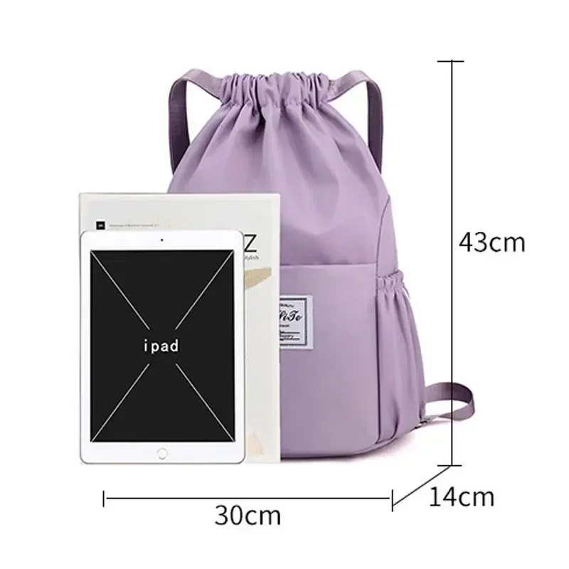 Sports Gym Drawstring Bag Wate - مراجعة Drawstring Gym Bag وسعره