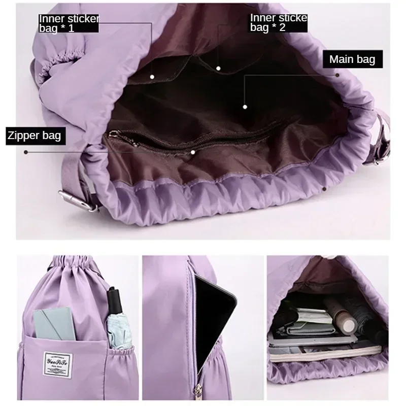 Sports Gym Drawstring Bag Wate - مراجعة Drawstring Gym Bag وسعره
