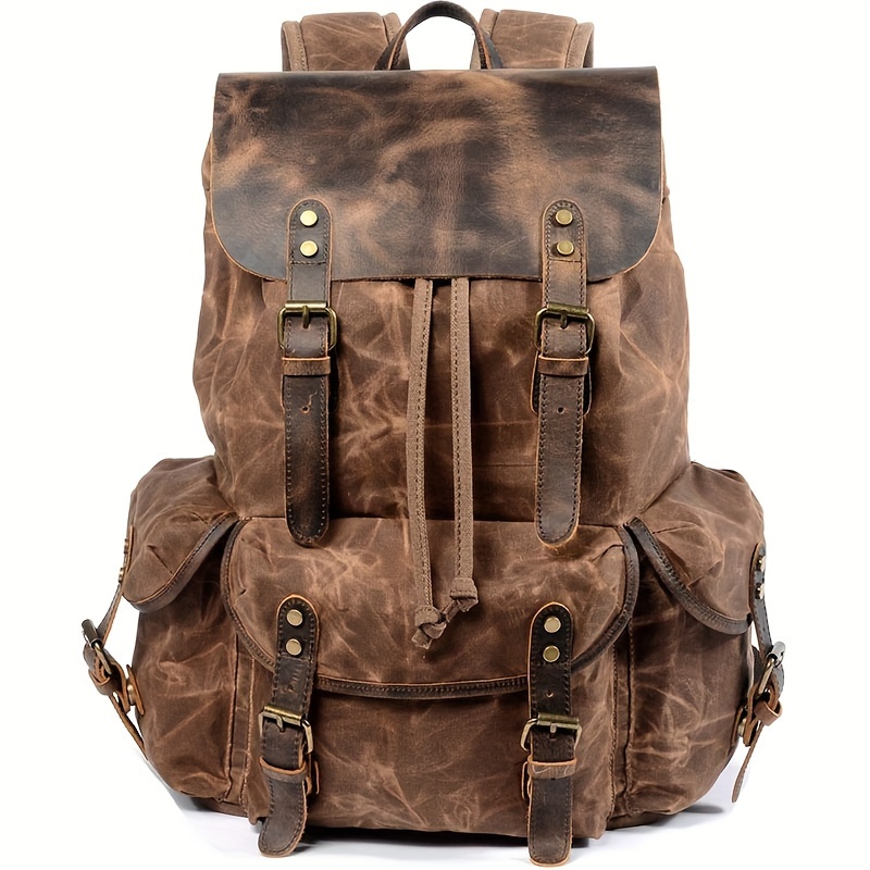 Vintage Men'S Leather Backpack - مراجعة Leather Backpack Vintage وسعره