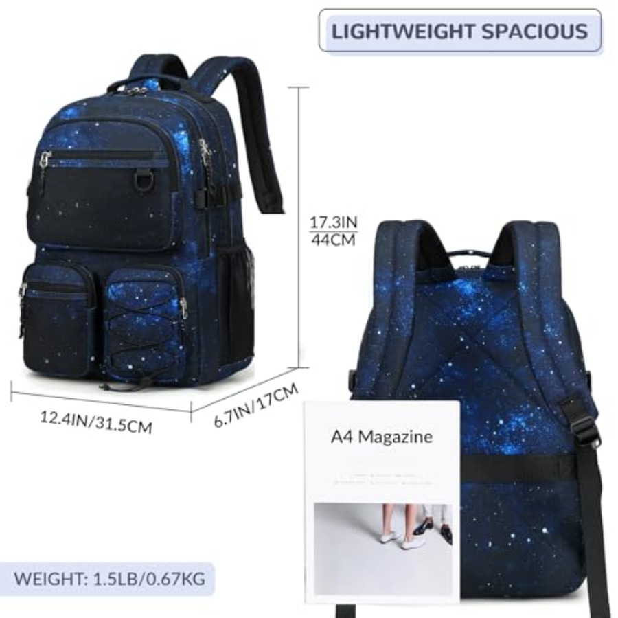 Multi-Pocket Backpack for Trav - مراجعة Laptop Backpack 15.6 وسعره