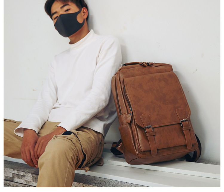 Custom Logo Pu Backpack For Me - مراجعة Business Backpack Brief وسعره