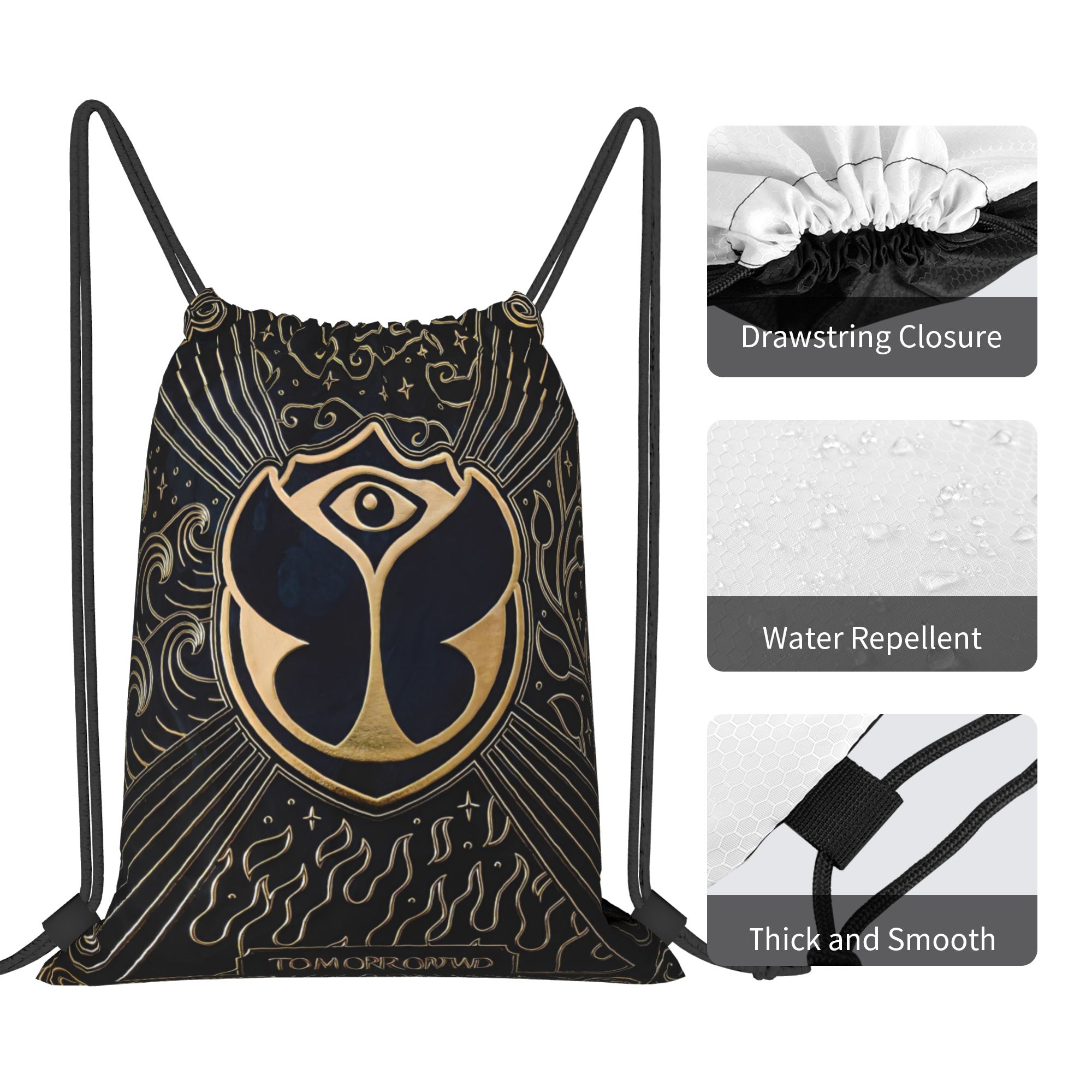Tomorrowlands  Drawstring Back - مراجعة Drawstring Gym Bag وسعره