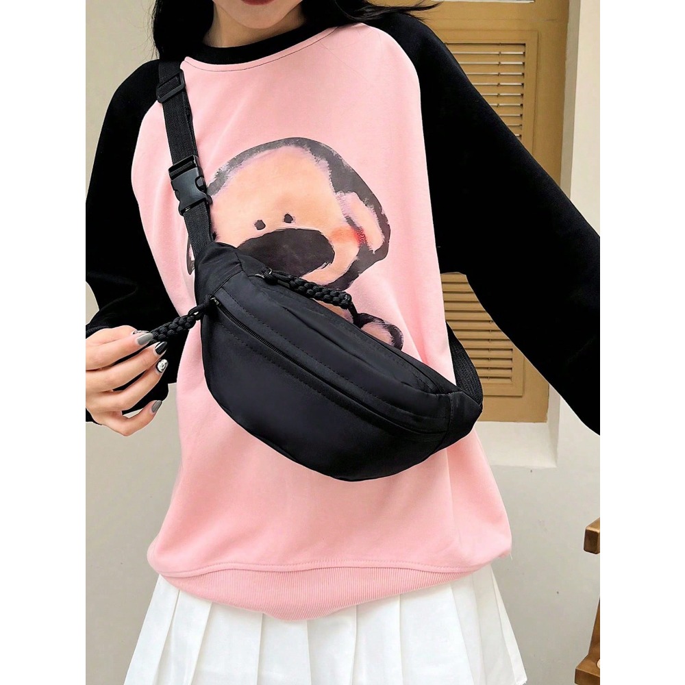 Large Capacity Nylon Chest Bag - مراجعة Sling Backpack Shoulder وسعره