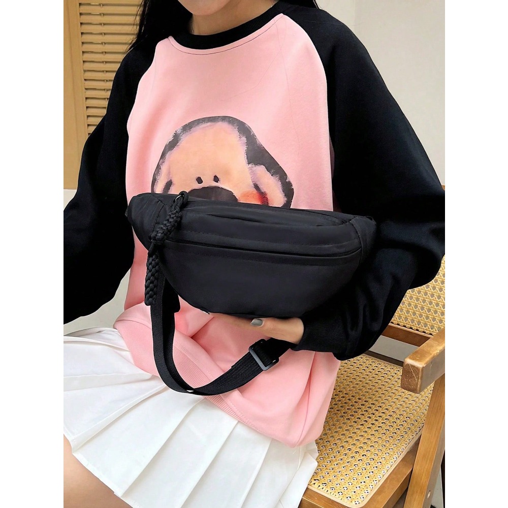 Large Capacity Nylon Chest Bag - مراجعة Sling Backpack Shoulder وسعره