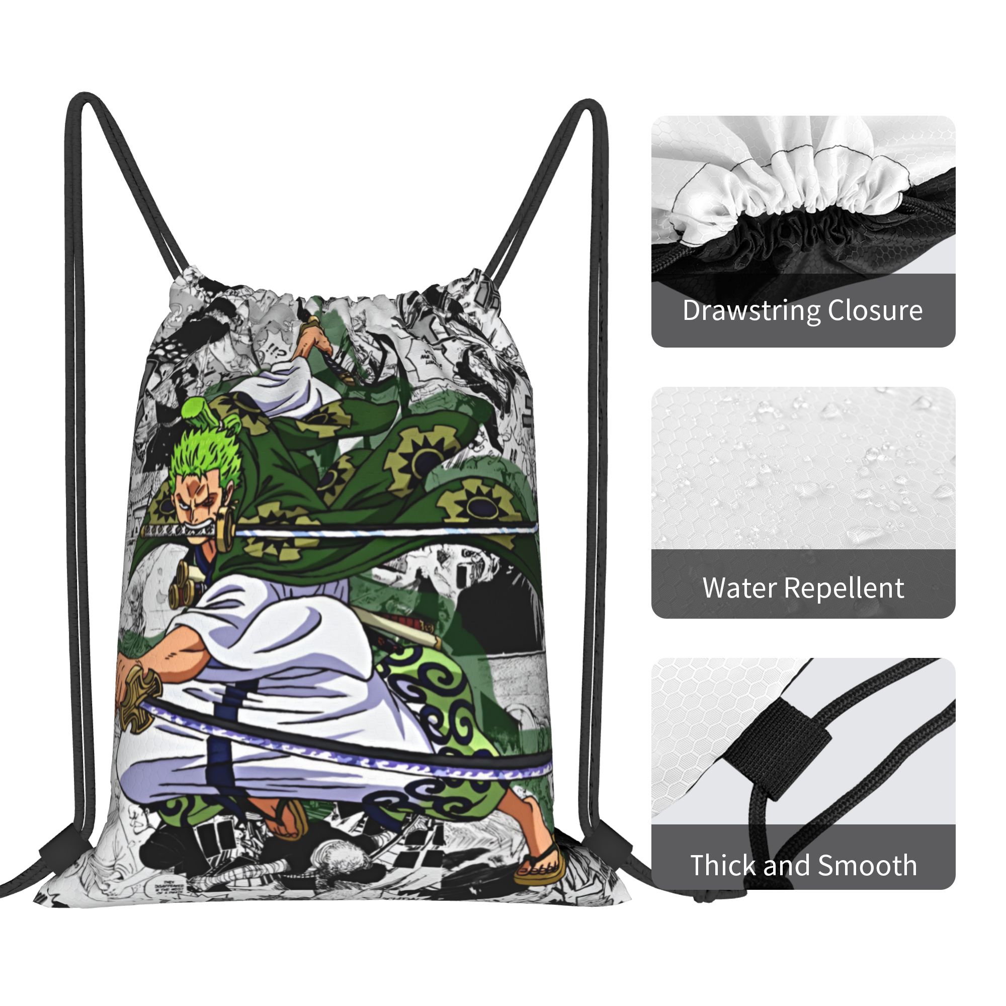 Custom Zoro O-One P-Piece Draw - مراجعة Drawstring Gym Bag وسعره