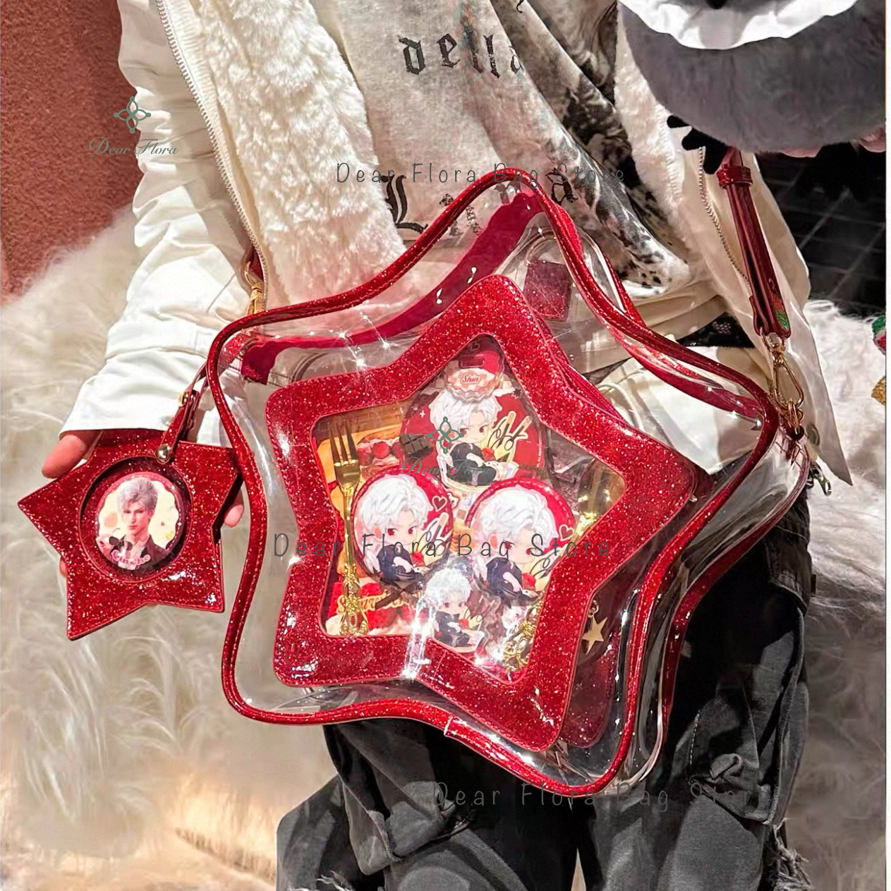 Y2K Cute Bling Star Ita Crossb - مراجعة Mini Backpack Purse وسعره