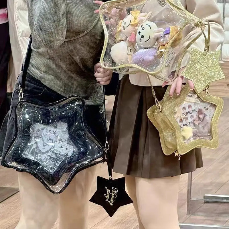 Y2K Cute Bling Star Ita Crossb - مراجعة Mini Backpack Purse وسعره
