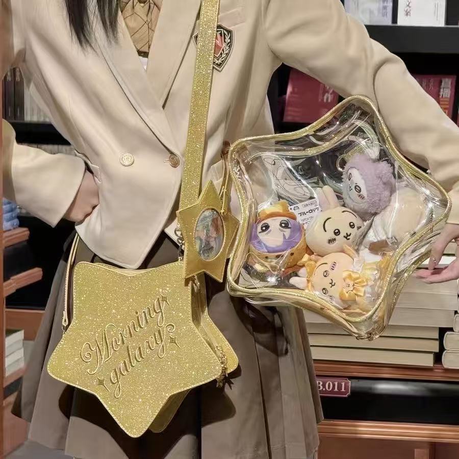 Y2K Cute Bling Star Ita Crossb - مراجعة Mini Backpack Purse وسعره