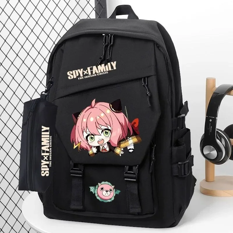 Chibi, 43x30x14cm, Spy x Famil - مراجعة School Backpack Teen وسعره