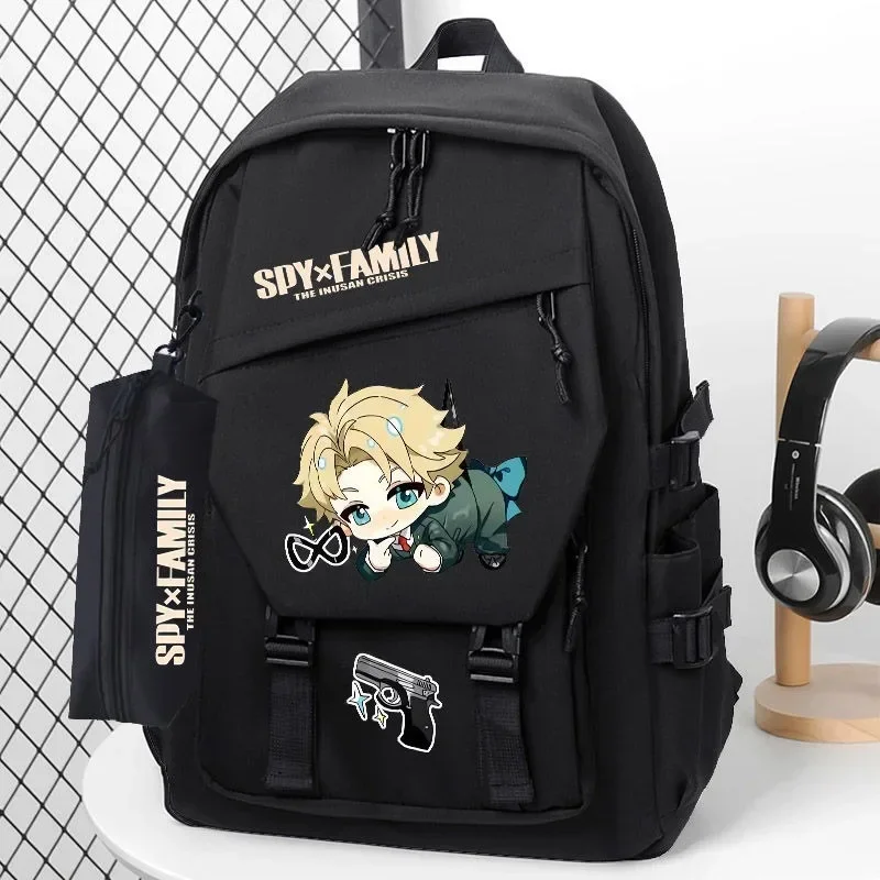 Chibi, 43x30x14cm, Spy x Famil - مراجعة School Backpack Teen وسعره