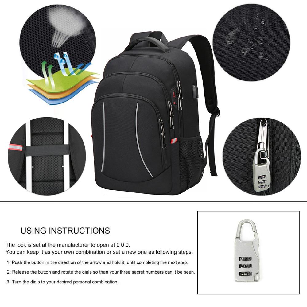 Men Multifuction Travel Laptop - مراجعة Laptop Backpack 15.6 وسعره