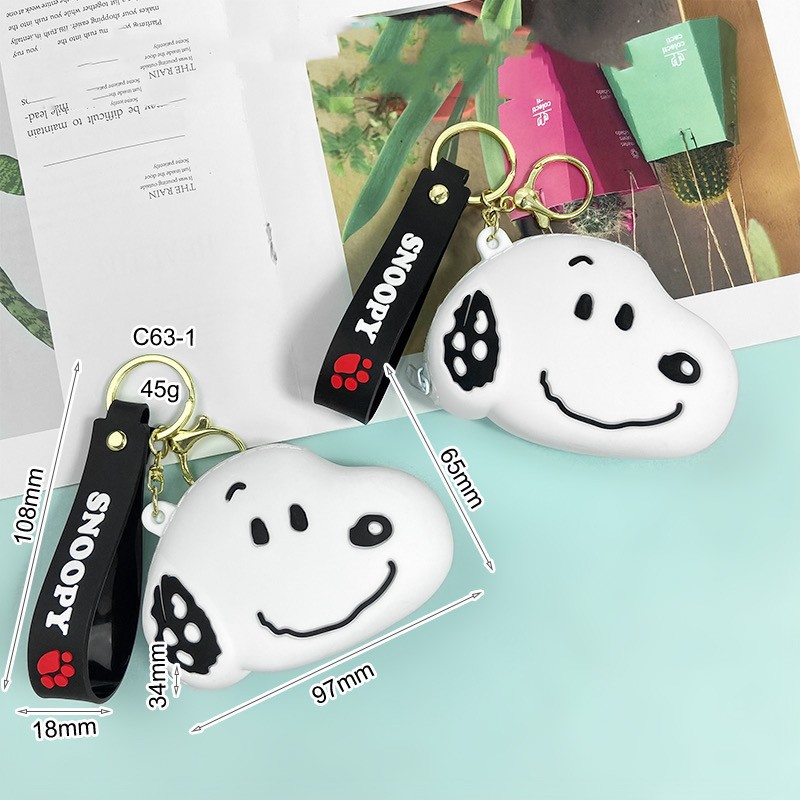 New snoopy creative cartoon ke - مراجعة Mini Backpack Purse وسعره