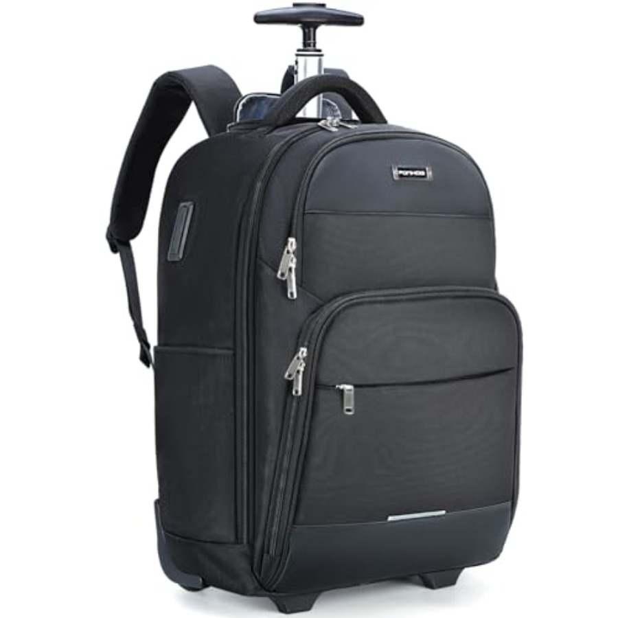 Rolling Backpack 30L Travel La - مراجعة Laptop Backpack 15.6 وسعره