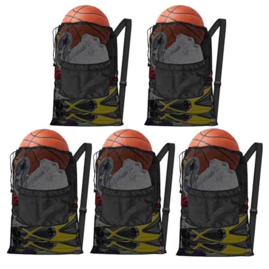 Drawstring Bag Heavy Duty Mesh - مراجعة Drawstring Gym Bag وسعره