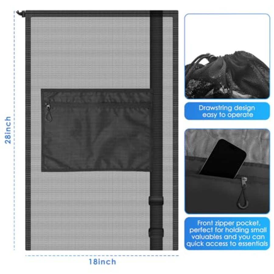Drawstring Bag Heavy Duty Mesh - مراجعة Drawstring Gym Bag وسعره