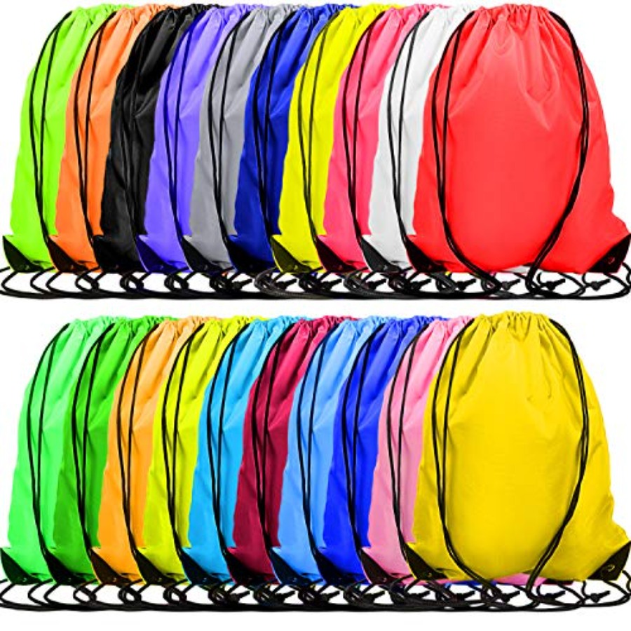 60 Pieces Drawstring Backpack  - مراجعة Drawstring Gym Bag وسعره