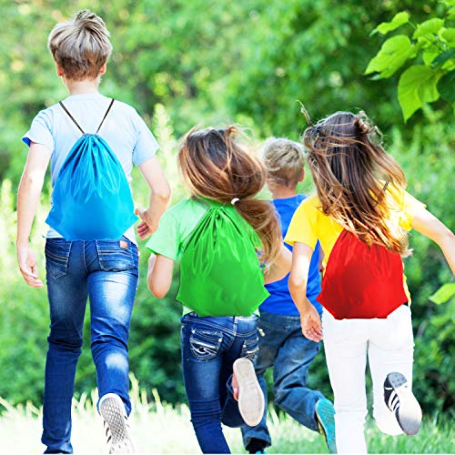 60 Pieces Drawstring Backpack  - مراجعة Drawstring Gym Bag وسعره