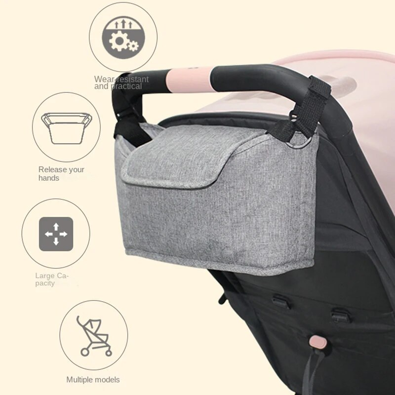 Baby Stroller Hanging Bags Mom - مراجعة Backpack Diaper Bag وسعره