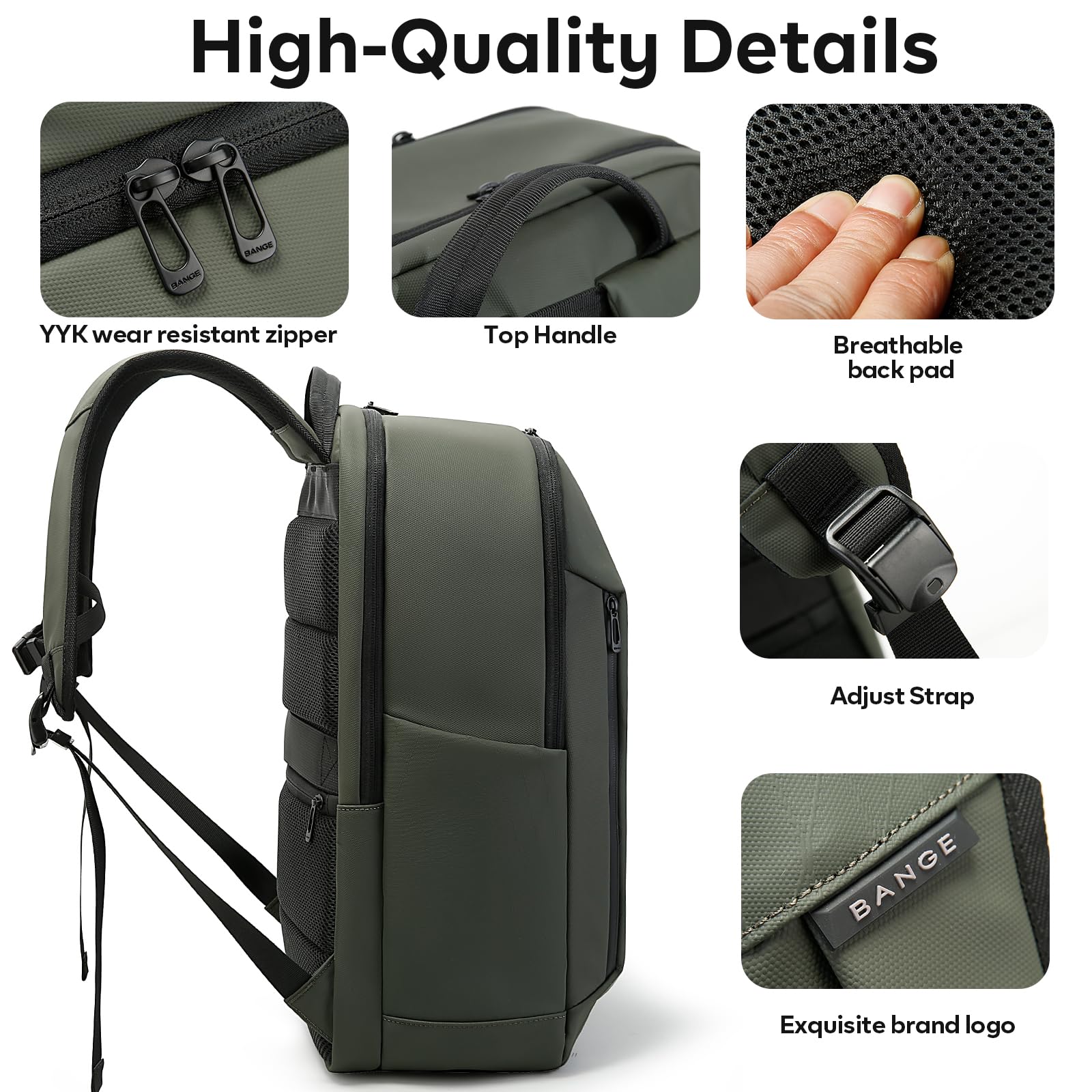 BANGE Fashion Simple Design Wo - مراجعة Laptop Backpack 15.6 وسعره