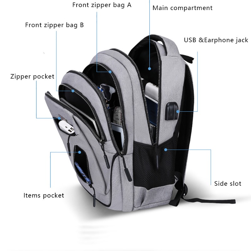 Large Capacity Backpack Men La - مراجعة School Backpack Teen وسعره