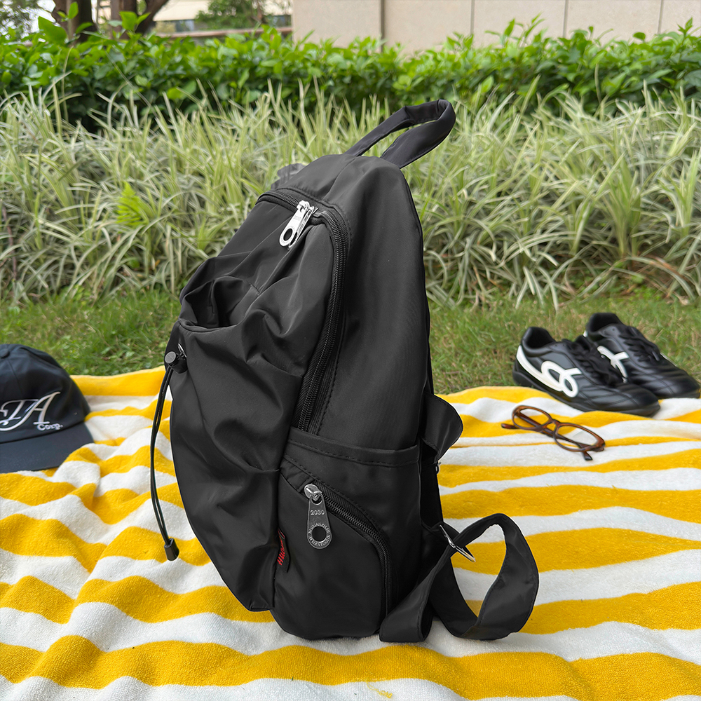 Polka Dot Nylon Drawstring Bac - مراجعة Canvas Backpack Casual وسعره