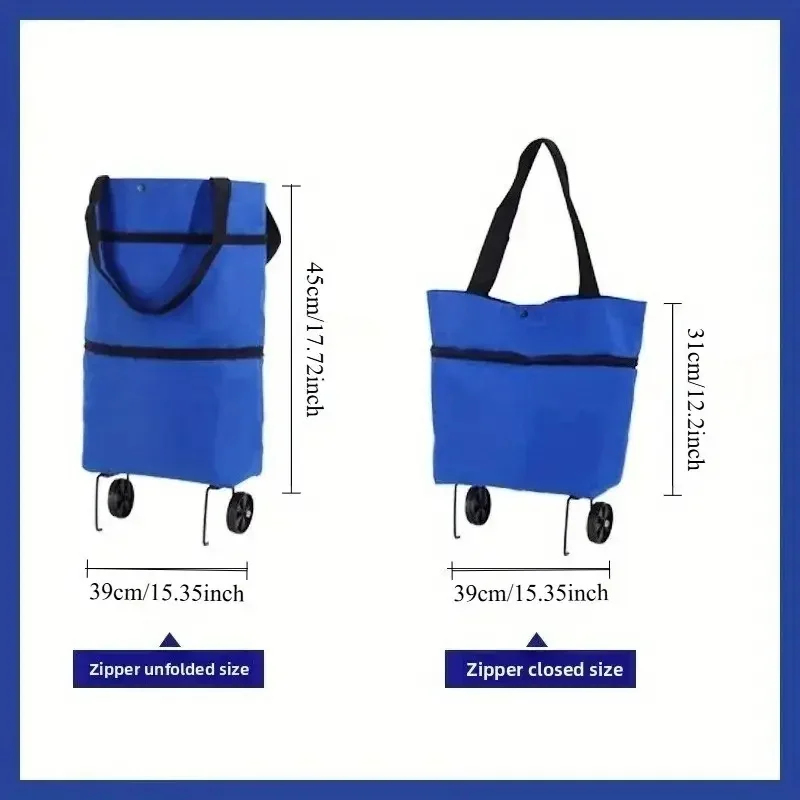 Foldable Portable Shopping Car - مراجعة Foldable Backpack Small وسعره