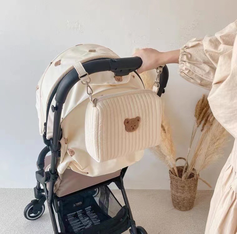 Embroidered Mommy Bag Handbag  - مراجعة Backpack Diaper Bag وسعره