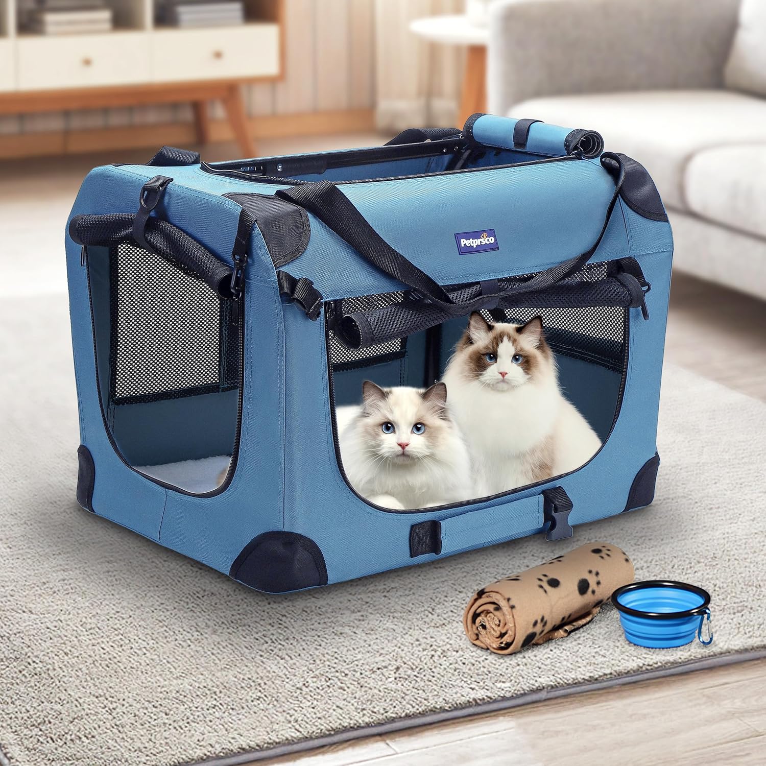 Portable Collapsible Dog Crate - مراجعة Foldable Backpack Small وسعره