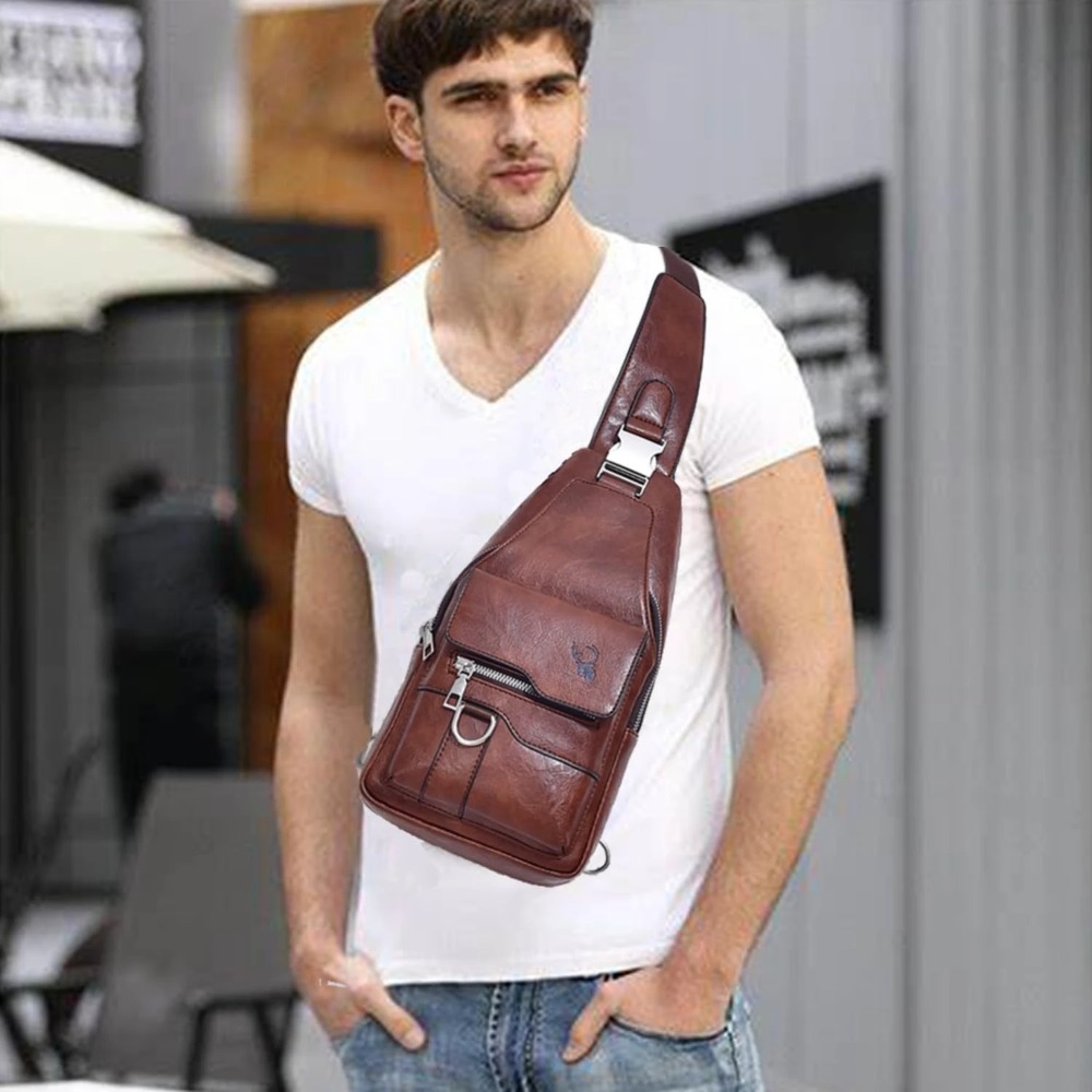 Sling Bag for Men Crossbody Ch - مراجعة Sling Backpack Shoulder وسعره