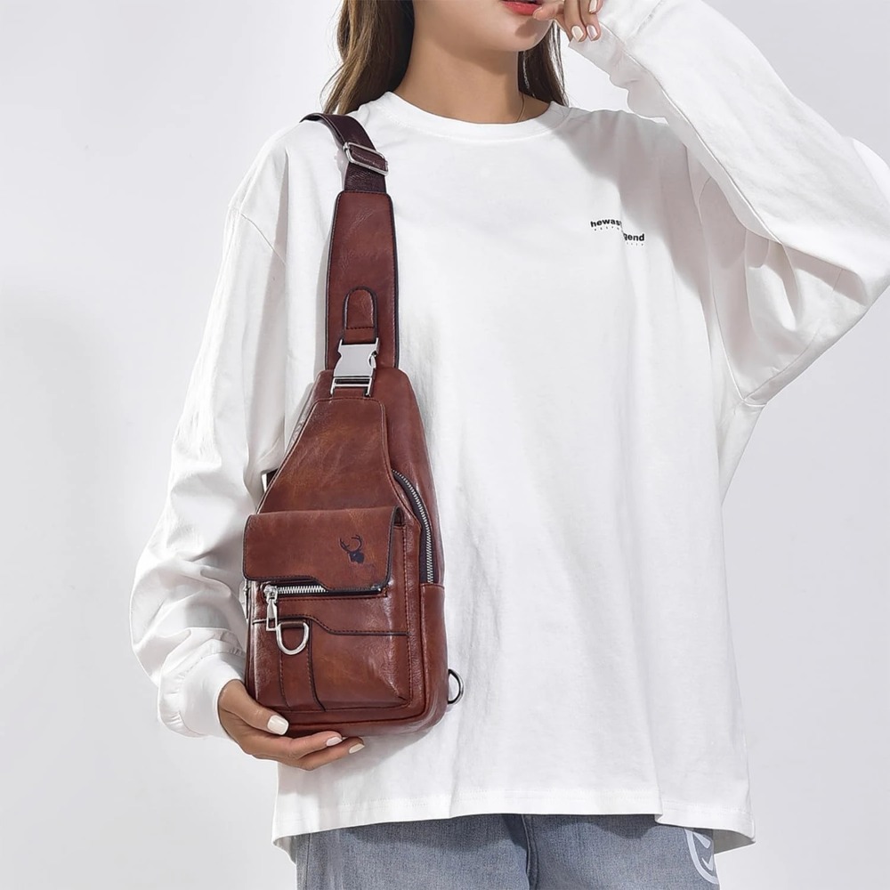 Sling Bag for Men Crossbody Ch - مراجعة Sling Backpack Shoulder وسعره