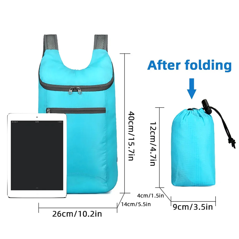 Men's and Women's Outdoor Spor - مراجعة Foldable Backpack Small وسعره