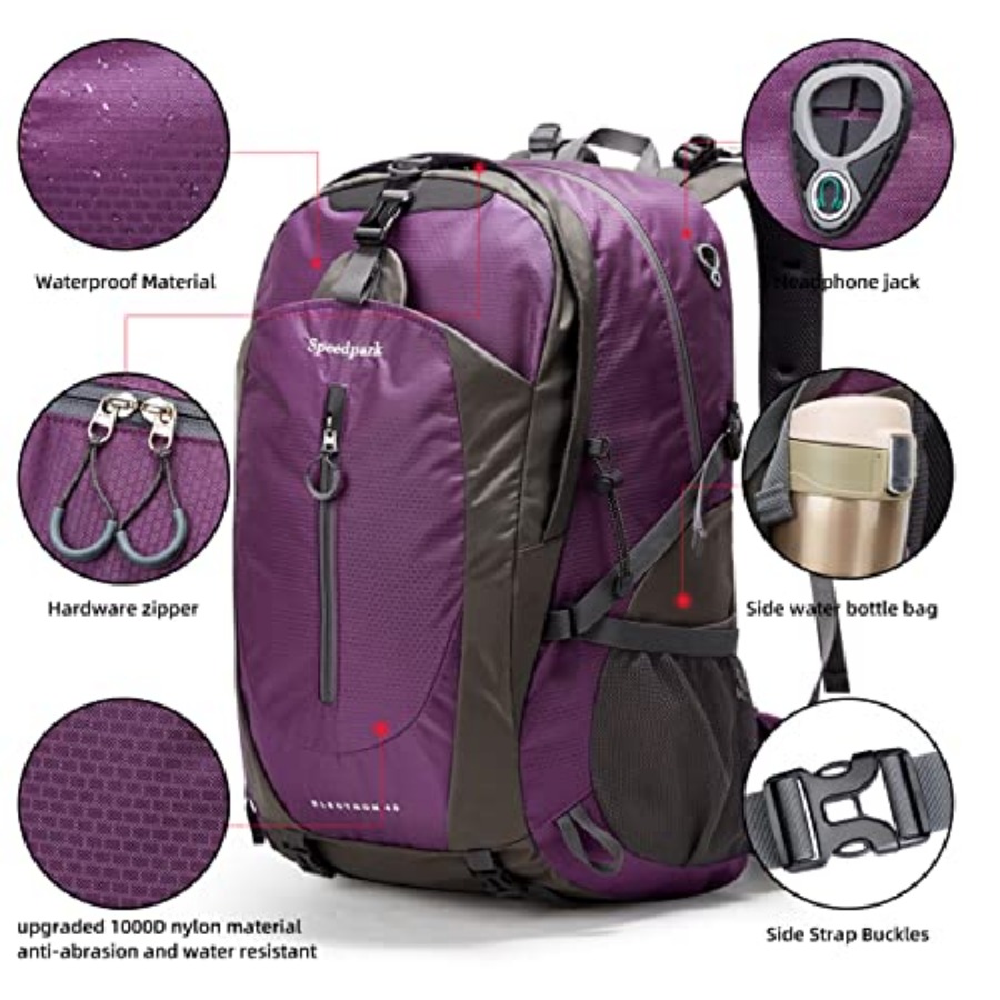 Hiking Backpack 40L Waterproof - مراجعة Hiking Backpack Waterproof وسعره