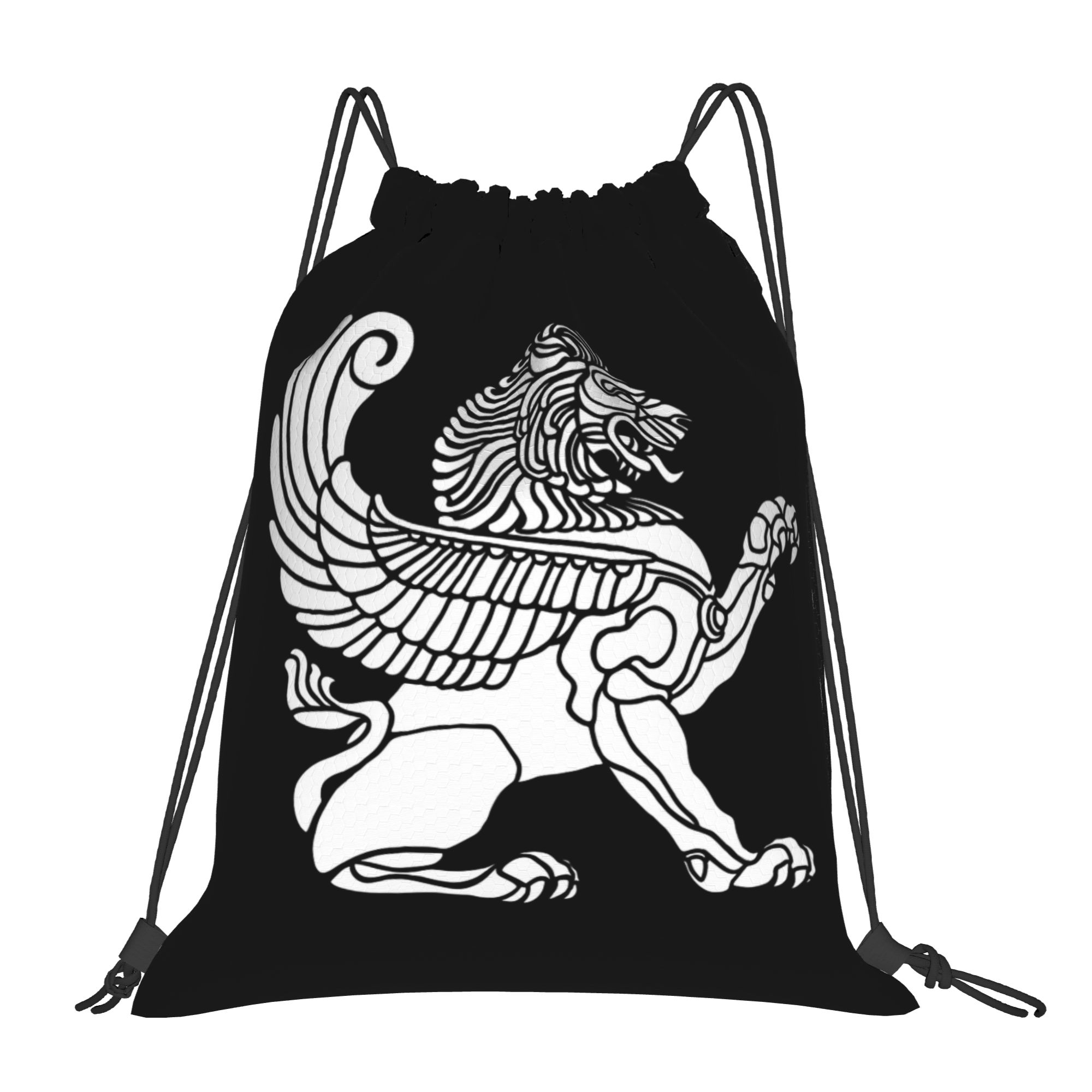 Persian Lion Iranian Iran Pers - مراجعة Drawstring Gym Bag وسعره
