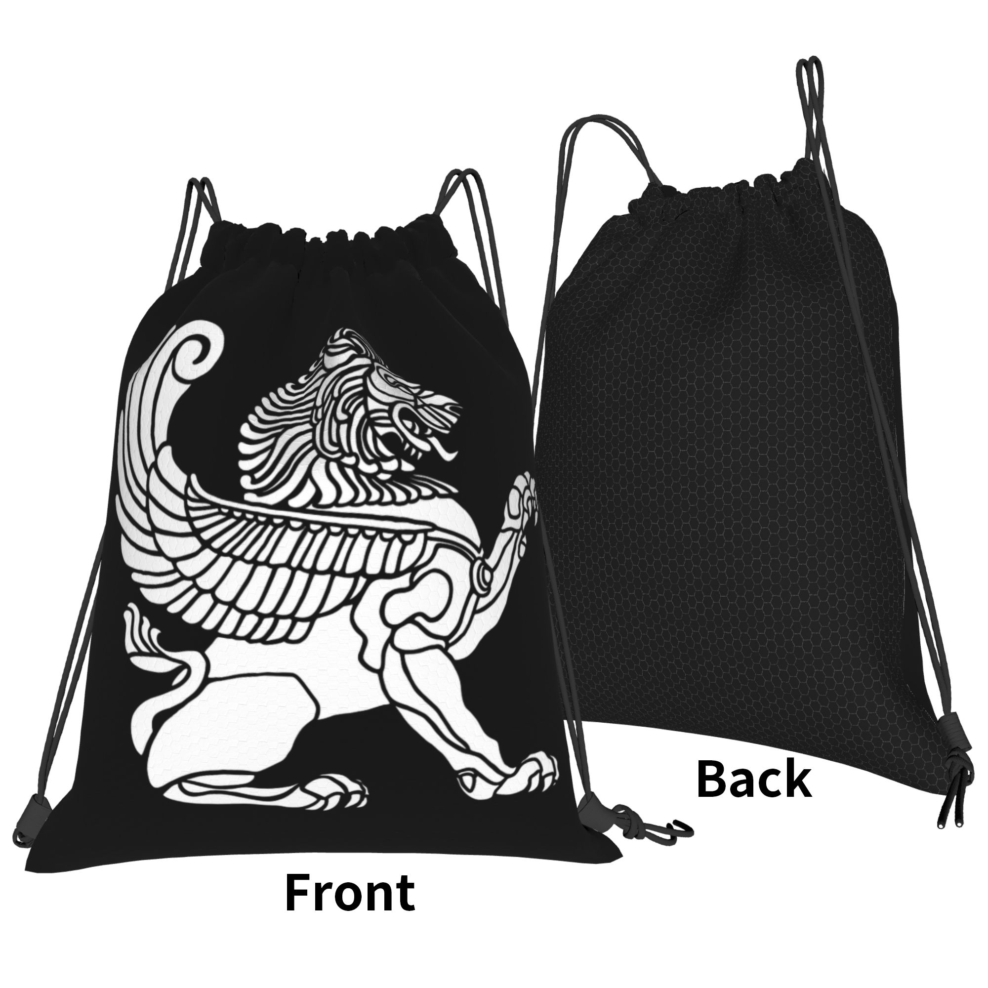 Persian Lion Iranian Iran Pers - مراجعة Drawstring Gym Bag وسعره