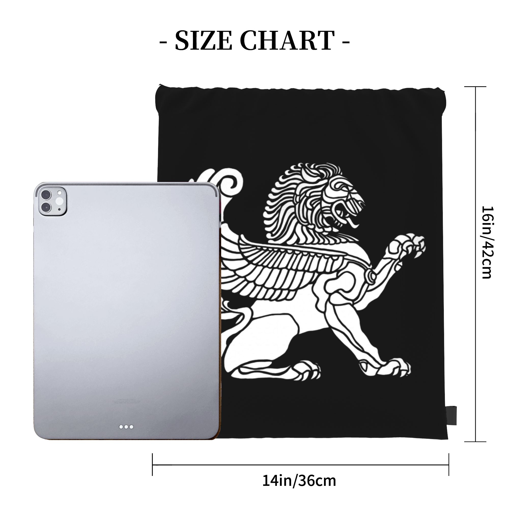 Persian Lion Iranian Iran Pers - مراجعة Drawstring Gym Bag وسعره