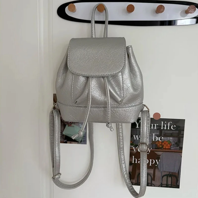 Small Fashion Backpacks School - مراجعة Leather Backpack Vintage وسعره