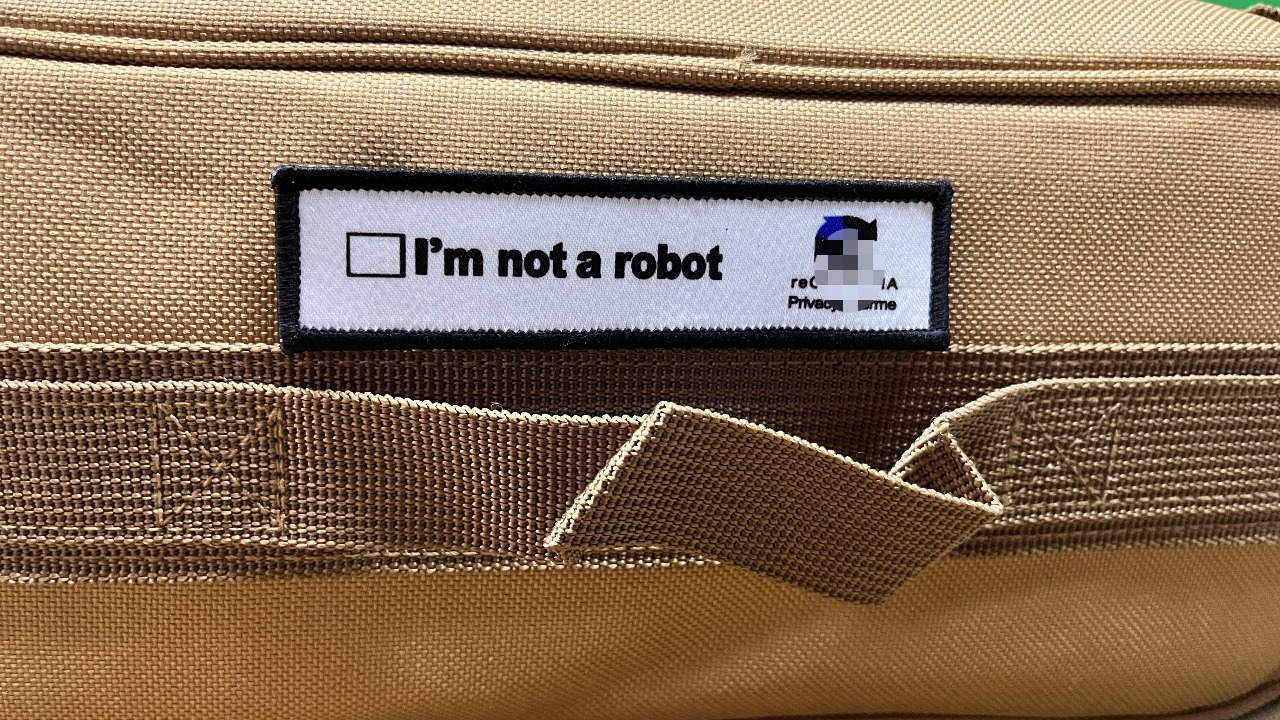 I'm Not A Robot Tactical Patch - مراجعة Urban Backpack Tactical وسعره