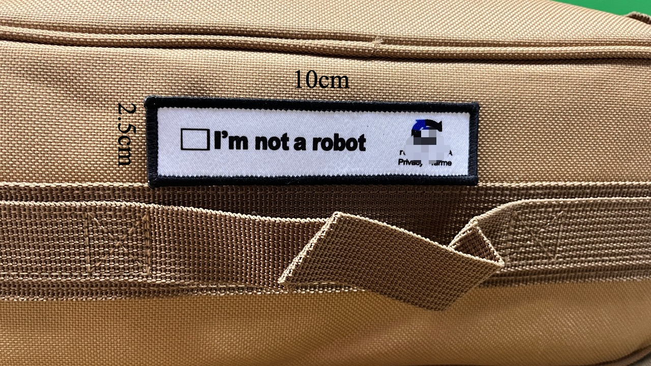 I'm Not A Robot Tactical Patch - مراجعة Urban Backpack Tactical وسعره