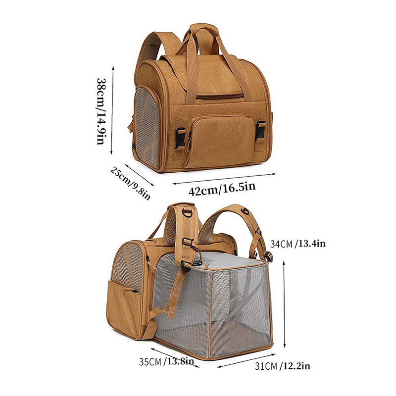 Portable cat bag, expandable l - مراجعة Foldable Backpack Small وسعره