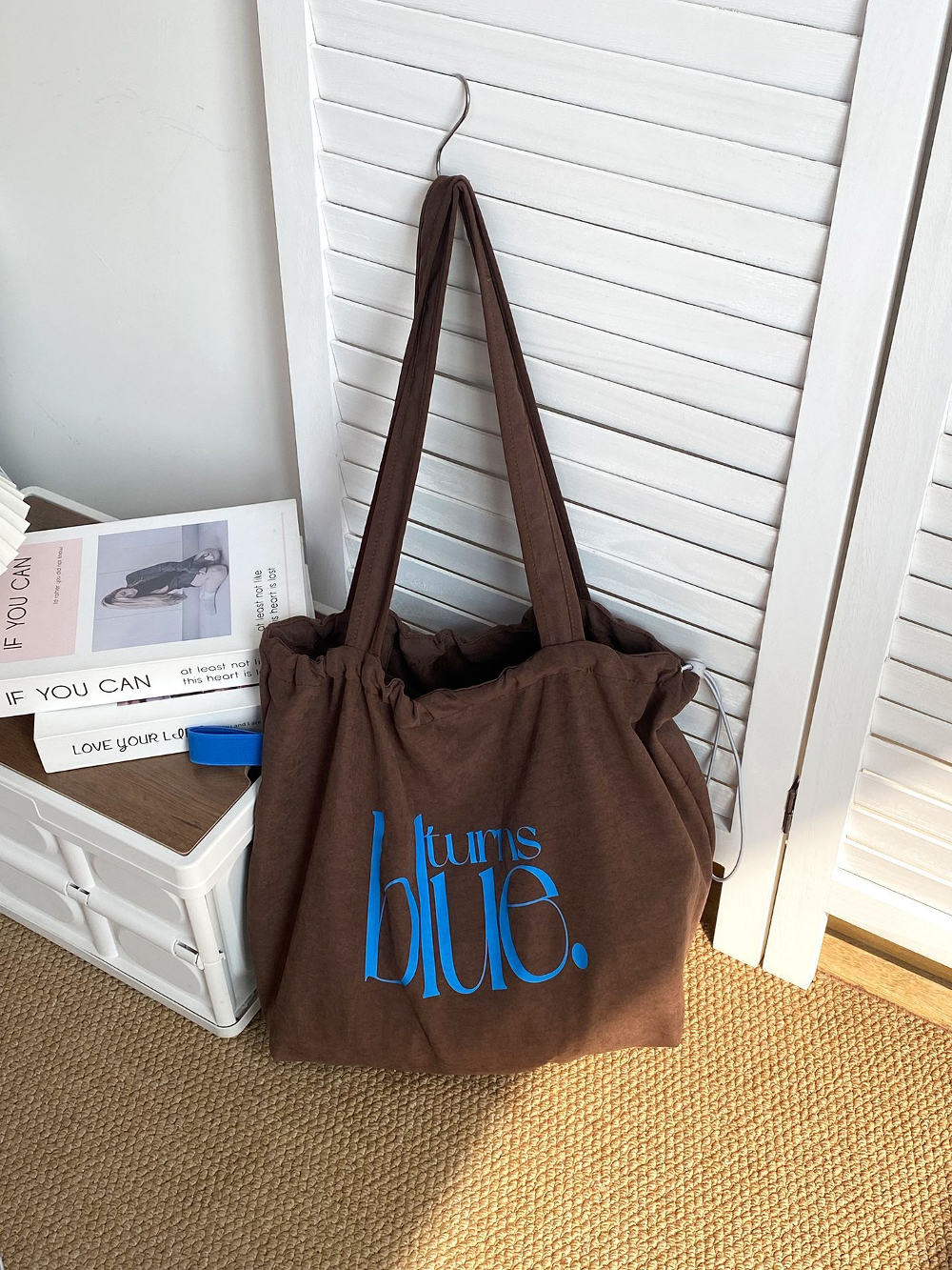 New Fashionable Simple Letters - مراجعة Drawstring Gym Bag وسعره