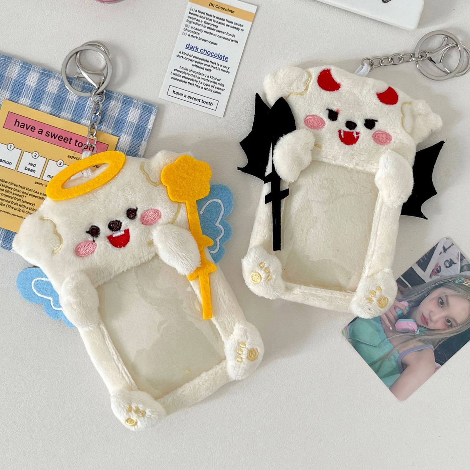 Plush Angel Devil Keychain Cut - مراجعة Fashion Backpack Women وسعره