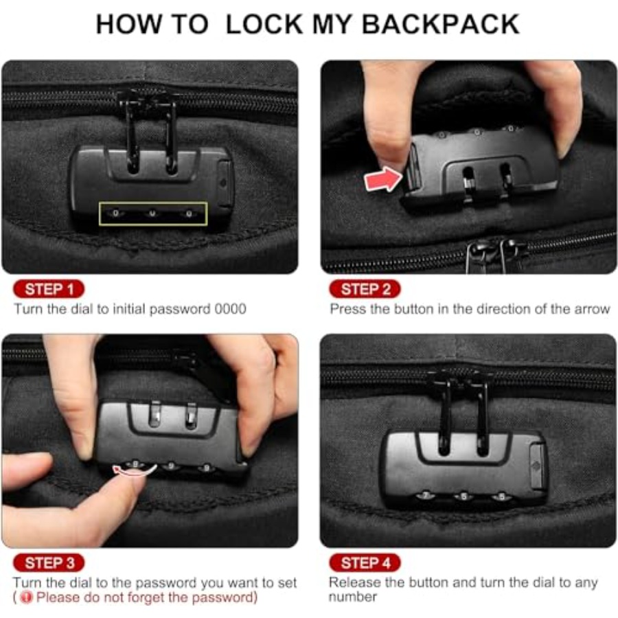 Laptop Backpack for Men Women, - مراجعة Travel Backpack Anti Theft وسعره