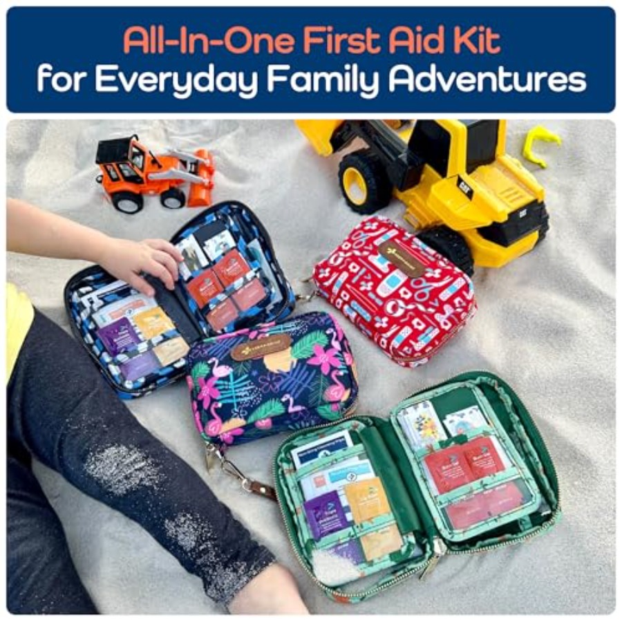 KeepGoing Travel First Aid Kit - مراجعة Mini Backpack Purse وسعره