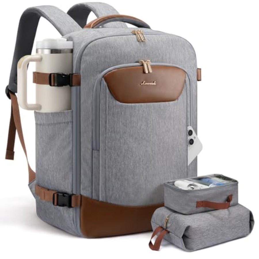 40L Travel Backpack for Women  - مراجعة Laptop Backpack 15.6 وسعره