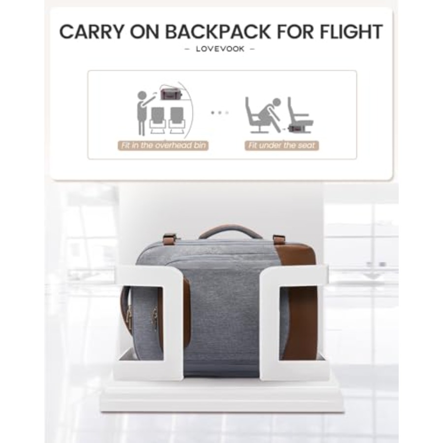 40L Travel Backpack for Women  - مراجعة Laptop Backpack 15.6 وسعره