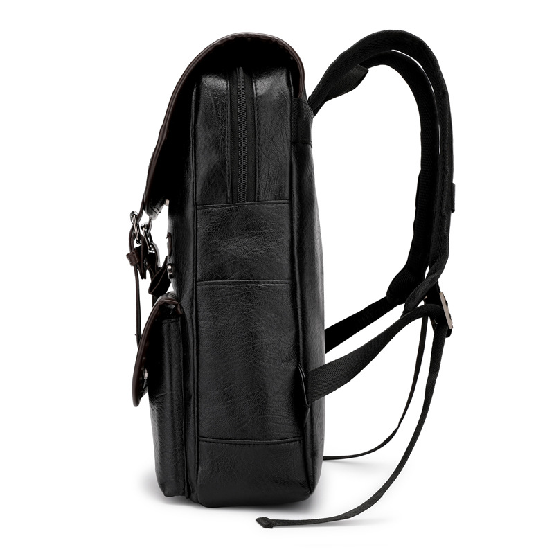 Vintage Leather Laptop Backpac - مراجعة Business Backpack Brief وسعره