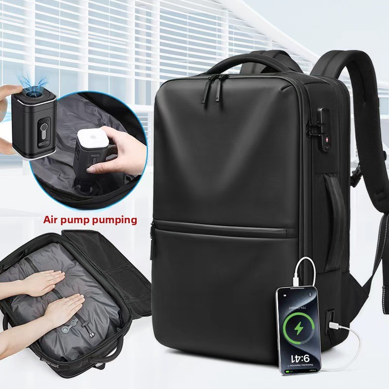 Waterproof Expandable Travel B - مراجعة Business Backpack Brief وسعره